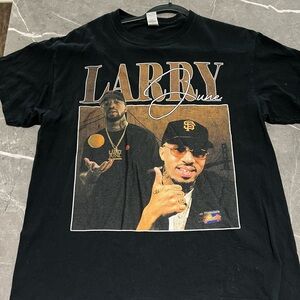 Gildan Black Graphic Tee with Bold Design